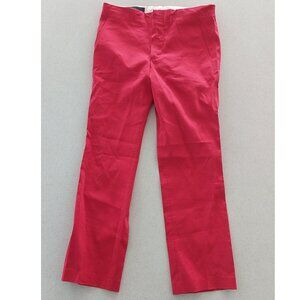 NWOT GUCCI 2014 Alessandro Michele Slim Red Crop Trouser Pant Sz 8 *READ
